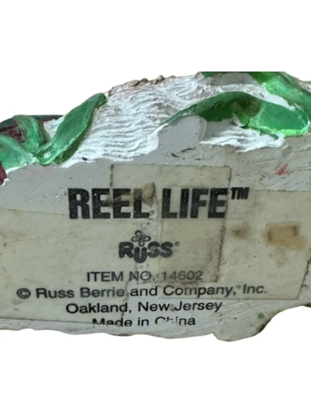 🦆VTG 90s Russ Reel Life Mallard Duck Decorative Statue Office Paperweight Decor